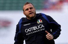 Italy team announced for Saturday's clash with Ireland