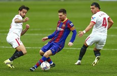 Dominant Barcelona see off Sevilla to move up to second in La Liga