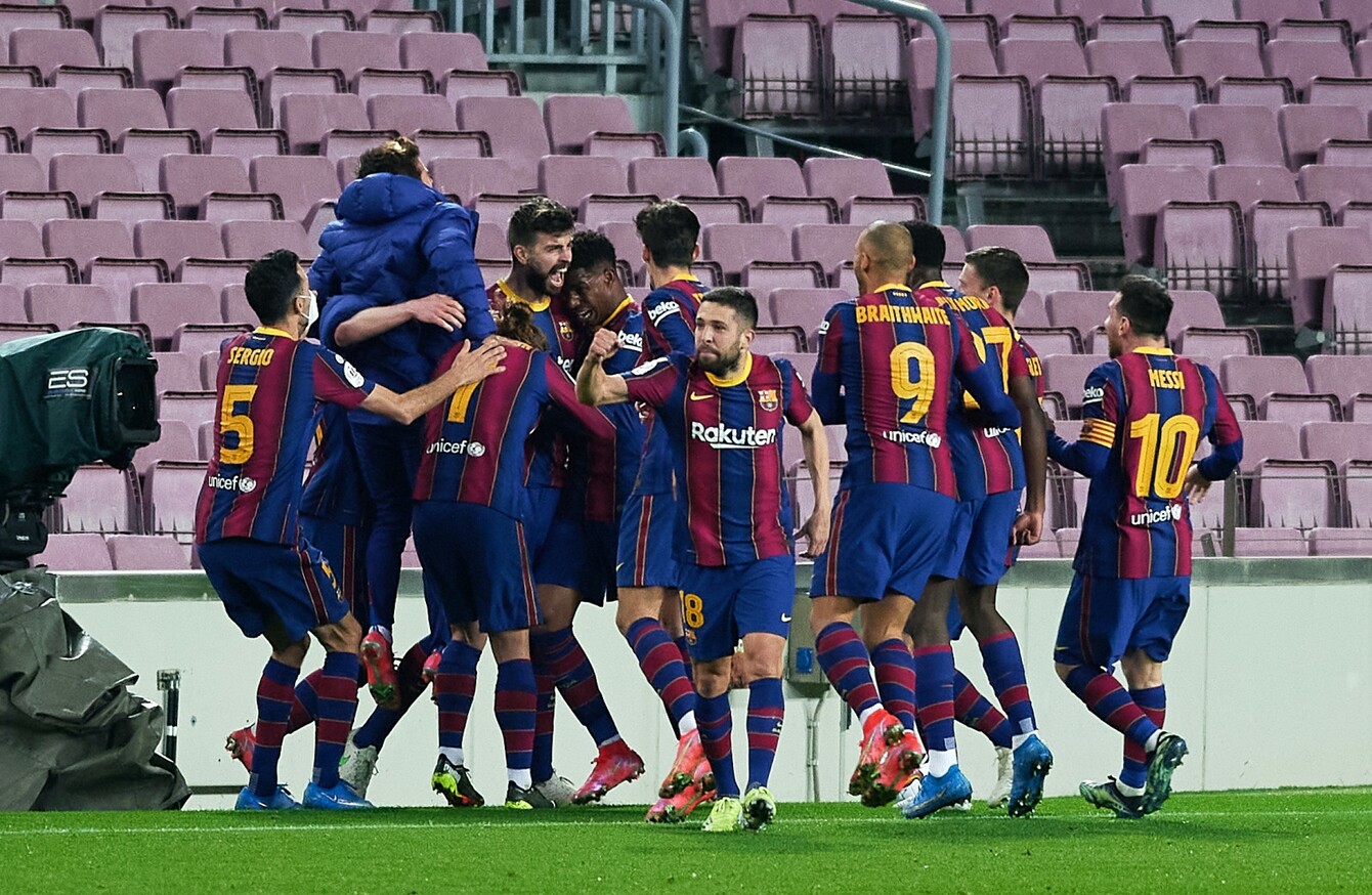 Barcelona into Copa del Rey final after dramatic extra-time win over ...