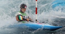Eoin Rheinisch powers into slalom semi-finals