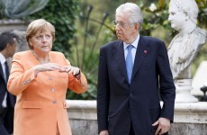 Merkel and Monti pledge to protect eurozone