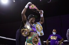 Shields makes boxing history in title fight against Dicaire