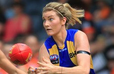 Grace Kelly scores West Coast Eagles' only goal in defeat to Fremantle