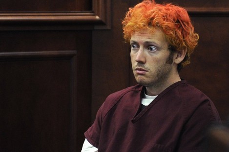 James Holmes at his recent preliminary court appearance