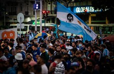 Argentine fans demonstrate to demand 'justice' for Diego Maradona