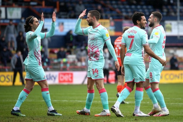Early Hourihane goal gives Swansea strong start as they chase Premier League promotion - Vimarsana News