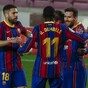 Spectacular double from Messi on night he equals Barcelona appearance record