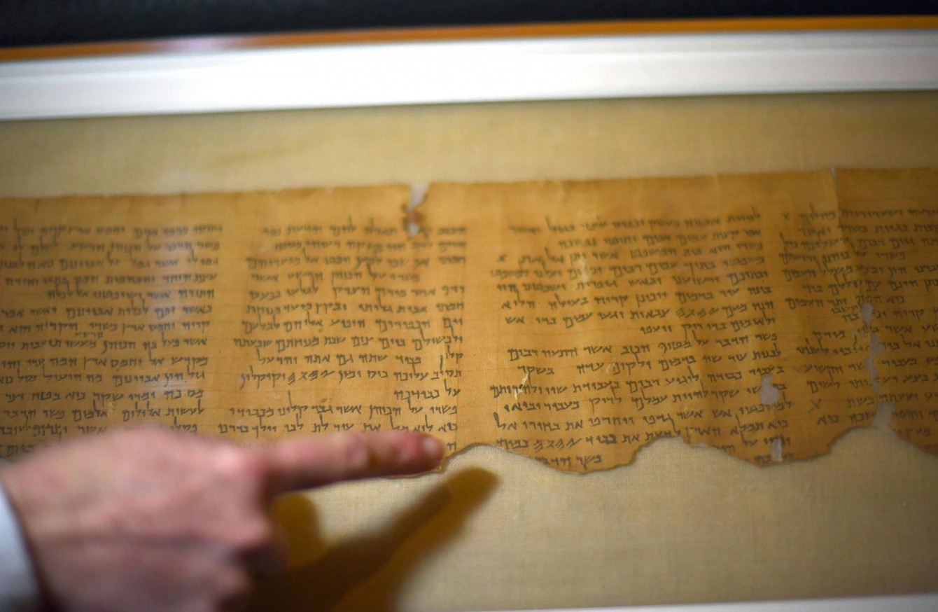 Discovery Of New Dead Sea Scroll Fragments Announced In Israel