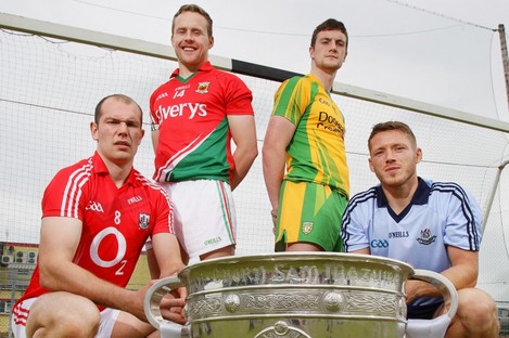 Cork's Alan O'Connor, Mayo's Andy Moran, Leo McLoone of Donegal and Paul Flynn of Dublin are all in All-Ireland quarter-final action this weekend