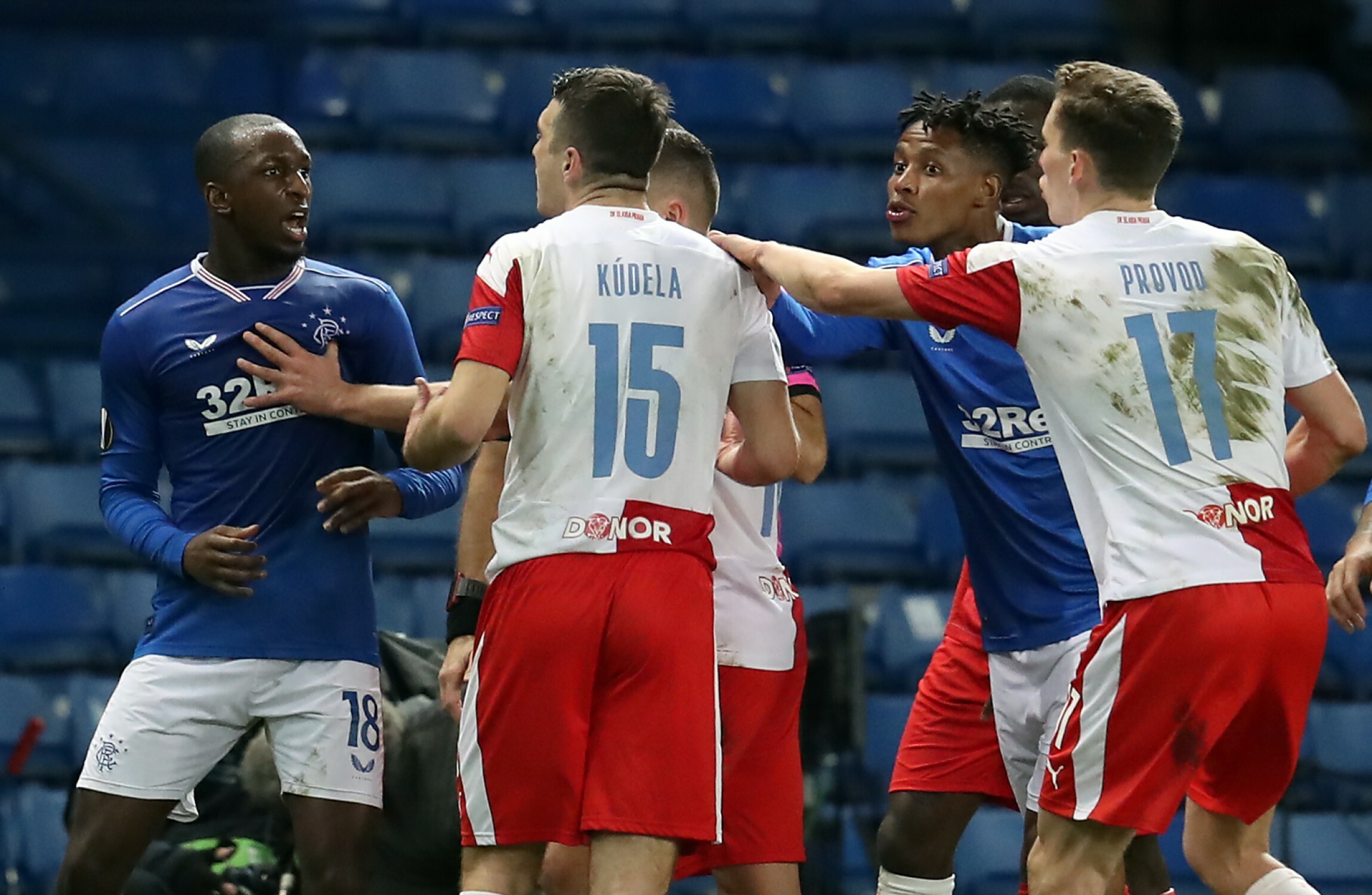 Uefa open disciplinary proceedings against Slavia Prague's Kudela and Rangers' Kamara - Vimarsana News