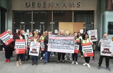 'A historical legacy': Debenhams workers continue strike one year on from store closures