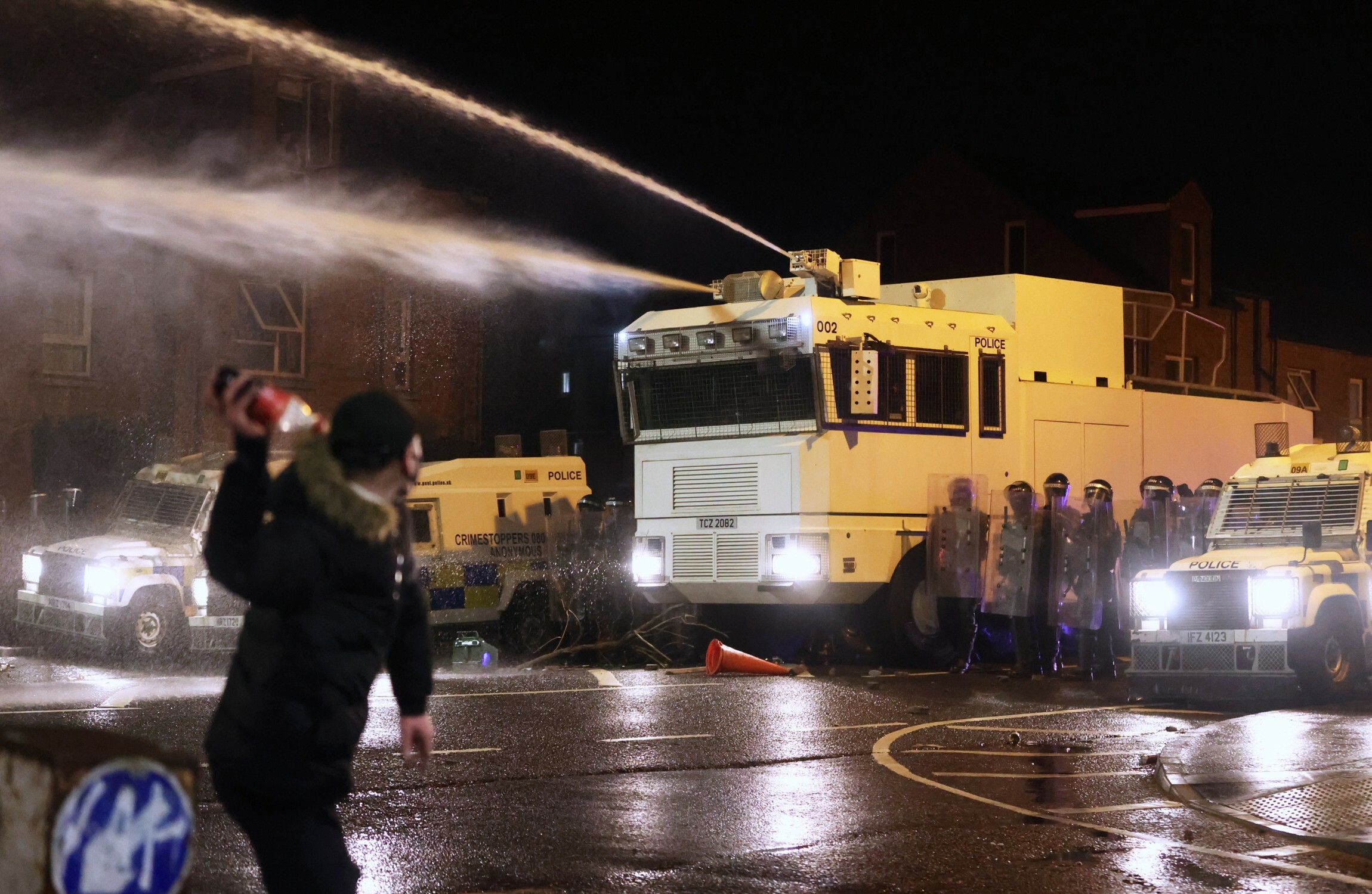 Two men charged with rioting following last night's violence in Belfast - Vimarsana News