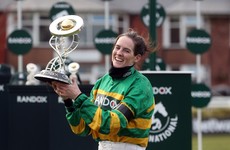 History maker! Rachael Blackmore wins the Aintree Grand National on Minella Times