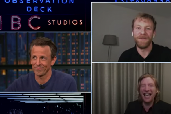 Sofa Watch: The Gleesons don't let Seth Meyers off the hook for mispronouncing their names - Vimarsana News