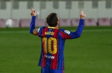 Messi double fires Barcelona to victory, Atleti beat Huesca as La Liga title race roars on