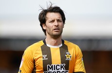 Wes Hoolahan nominated for League Two Player of the Season award