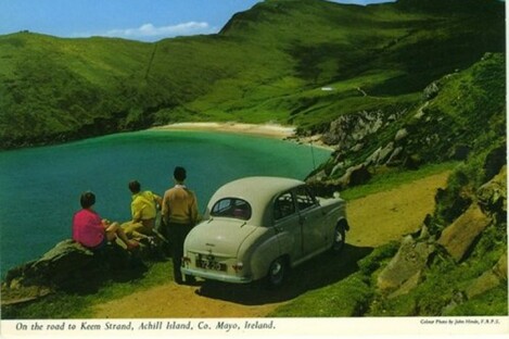 A wonderful John Hinde photograph of Achill Island.
