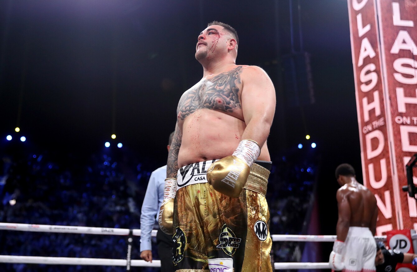 Andy Ruiz Jr recovers from knock-down to mark comeback fight with win