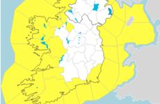 Status Yellow wind and rain warning in place tomorrow for 11 coastal counties