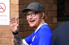 Ed Sheeran unveiled as Ipswich Town's new shirt sponsor