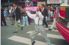 How to stop jaywalking? Hire mimes...