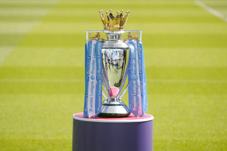 Premier League trophy (file pic).