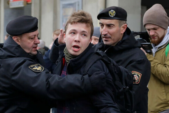 Exiled activist held at Belarus airport after Ryanair plane made emergency landing - Vimarsana News