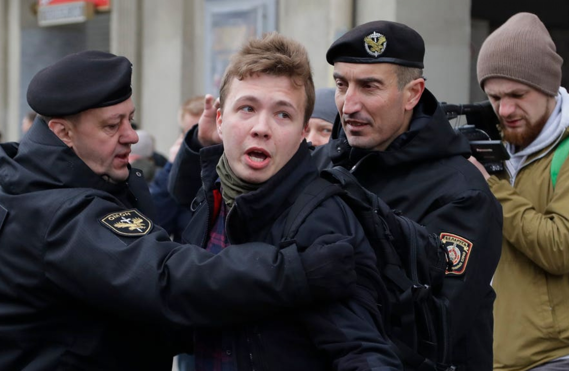 President’s opponent arrested after plane diverted to Belarus over bomb threat