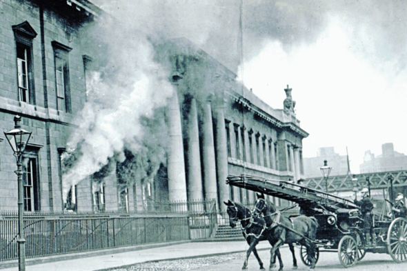 Burning of the Custom House: Some Dublin firefighters played a significant role by intentionally spreading the blaze - Vimarsana News