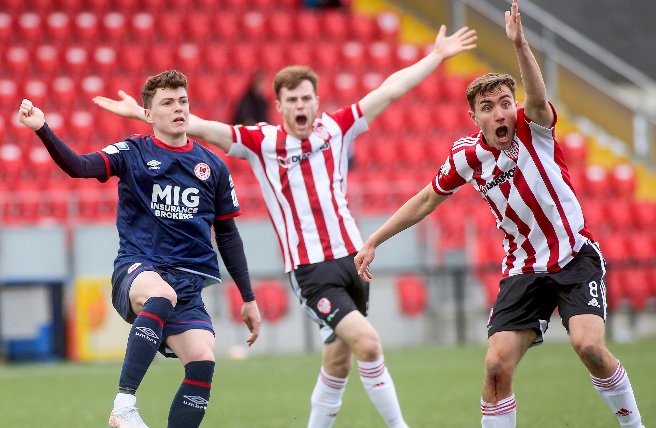 Derry still chasing home win after King nets late leveller for high-flying Saints - Vimarsana News