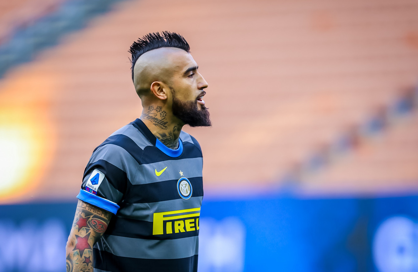 Inter Milan's Arturo Vidal in hospital after positive Covid test · The42