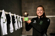Seventh heaven as Peamount United striker scoops Player of the Month award