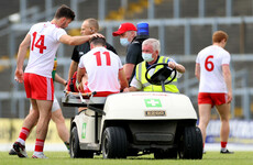 'It definitely is a big worry' - Tyrone star young forward goes off injured in Killarney