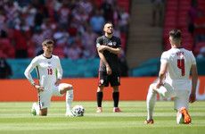Section of England fans defy pleas not to boo players taking the knee