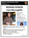 Search operation ongoing in US national park for missing Irishman Cian McLaughlin