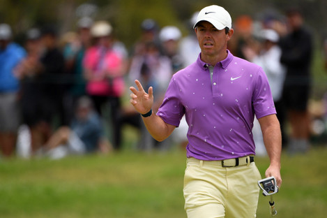 McIlroy: made the turn in one-under for his final round.