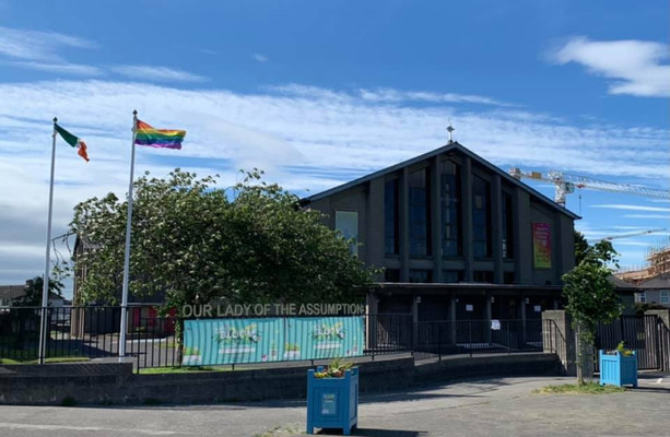 Catholic priest who burned rainbow flag 'removed from church