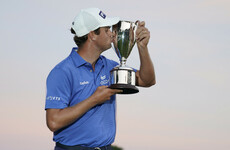 English wins eight-hole playoff to take PGA Travelers title
