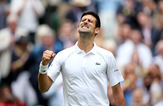 Defending champion Novak Djokovic survives falls to march on at Wimbledon