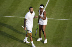 Nick Kyrgios’ injury ends mixed doubles partnership with Venus Williams