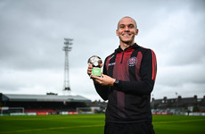Bohs striker Kelly named Player of the Month for June after bagging four goals in one game