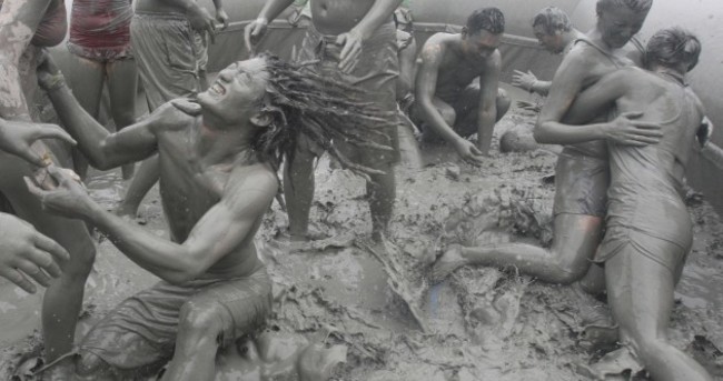 Welly sales are up 99 per cent... so here's a mudbath gallery to celebrate