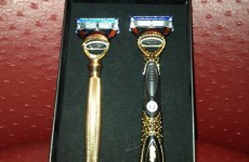 Ryan Lochte got these gold-plated, diamond-encrusted razors for winning five Olympic medals