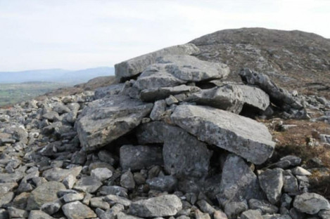 The passage tomb at Carrownamaddoo and Castle Dargan has been significantly damaged.