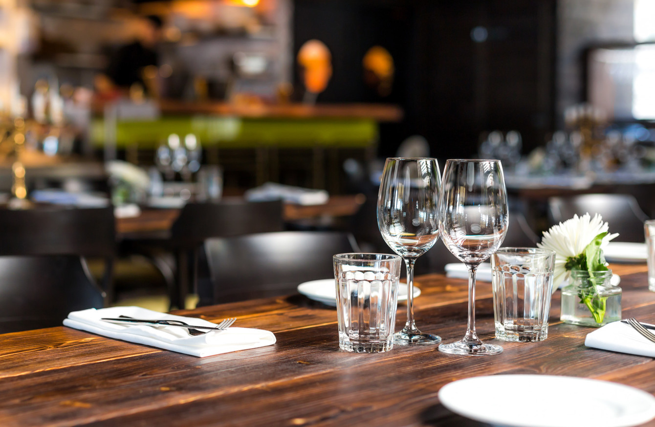 Guidelines for indoor hospitality allows for six to a table, with