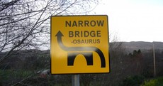 Prehistoric Road Sign of the Day