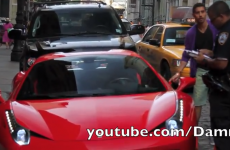 VIDEO: What happens if you run over a cop's foot in your Ferrari?