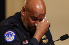 Tearful police officers testify about violence and racist abuse at US Capitol riot