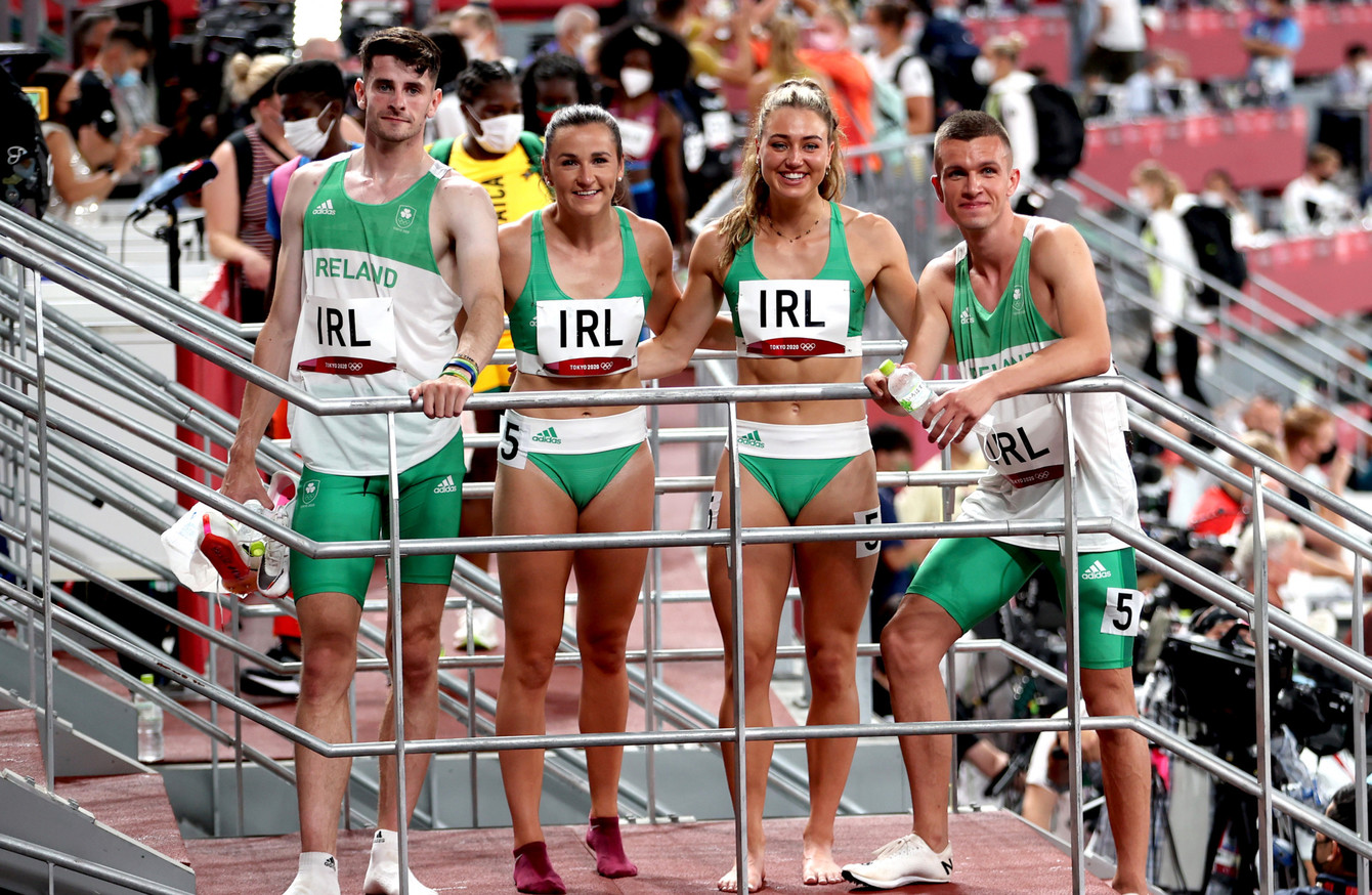 Irish 4x400m mixed relay team finish eighth in Olympic final · The42
