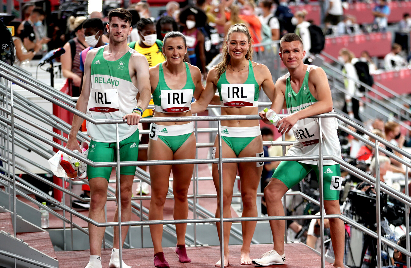 Irish 4x400m mixed relay team finish eighth in Olympic final · The42